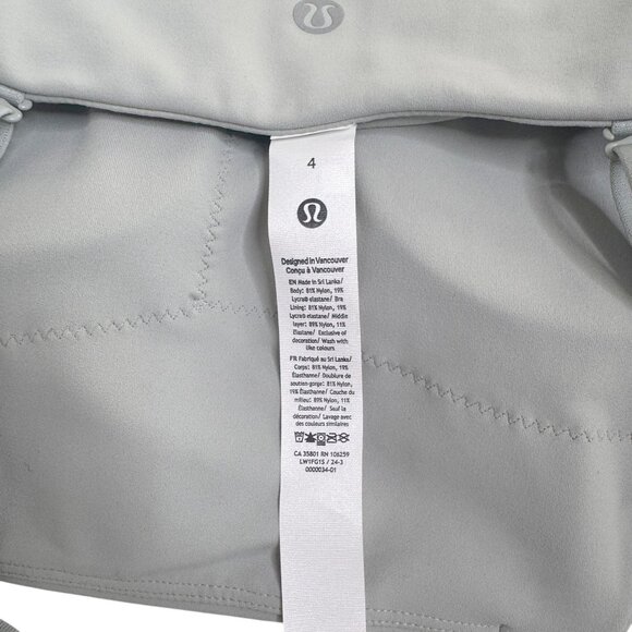 Lululemon Align High-Neck Cami Tank Top A/B Cup Jade Grey - Picture 6 of 9